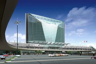 汽车站景观设计图片