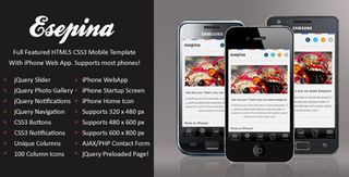 专门为手机用户设计浏览的网页模板H...