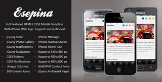 专门为手机用户设计浏览的网页模板H...