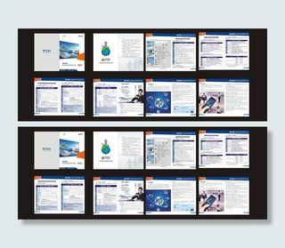 电信商务楼宇画册图片