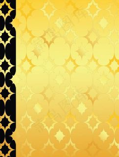 金色欧式古典底纹图片