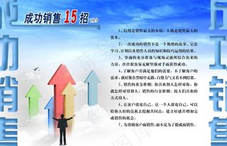 成功销售展板图片