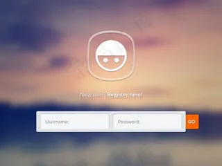 网页登录设置框