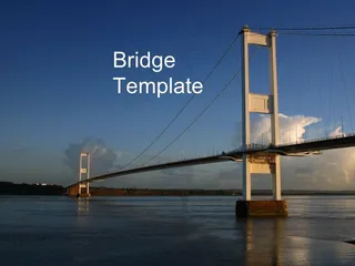 桥梁建筑ppt模板