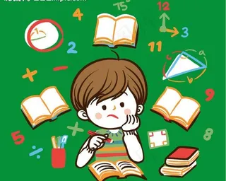 爱学习的小孩图片