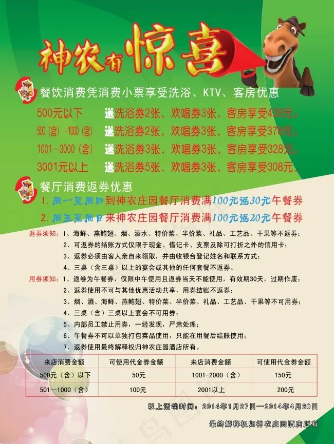 优惠有惊喜海报psd模版下载