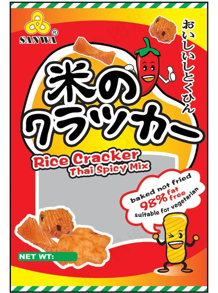 膨化包装图片psd模版下载