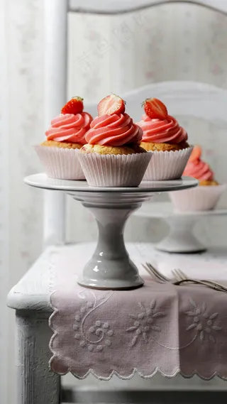 西式点心高清摄影图片