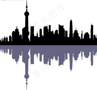 上海滩 矢量图图片