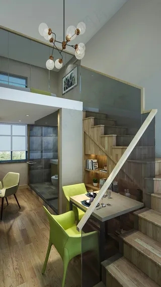 复式房高清摄影图片