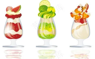 矢量唯美冰激凌系列图片