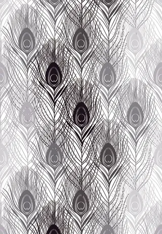 渐变孔雀羽毛艺术效果背景图案