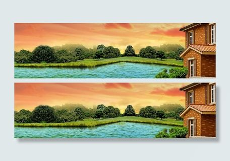 房地产广告模板图片