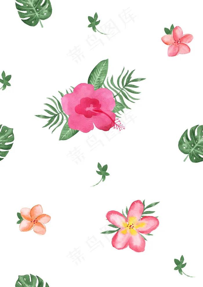 水彩画时尚女性肖像换装设计素材(1658X1658(DPI:350))psd模版下载