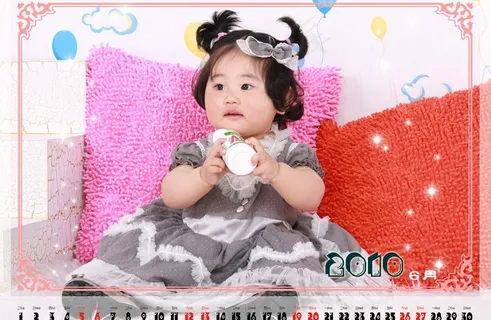 2010年儿童卡通台历模板人间天使... 2010年儿童卡通台历模板人间天使...