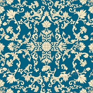 欧式复古花纹矢量背景