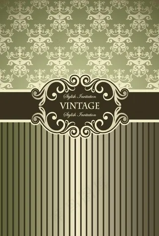 欧式复古花纹图片