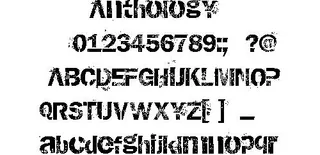 AnthologY 英文字体下载