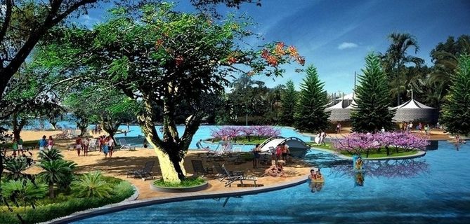 城市公园景观效果图图片