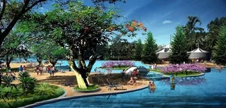 城市公园景观效果图图片