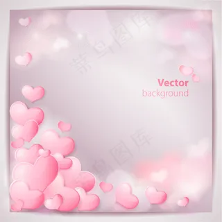 爱心背景素材
