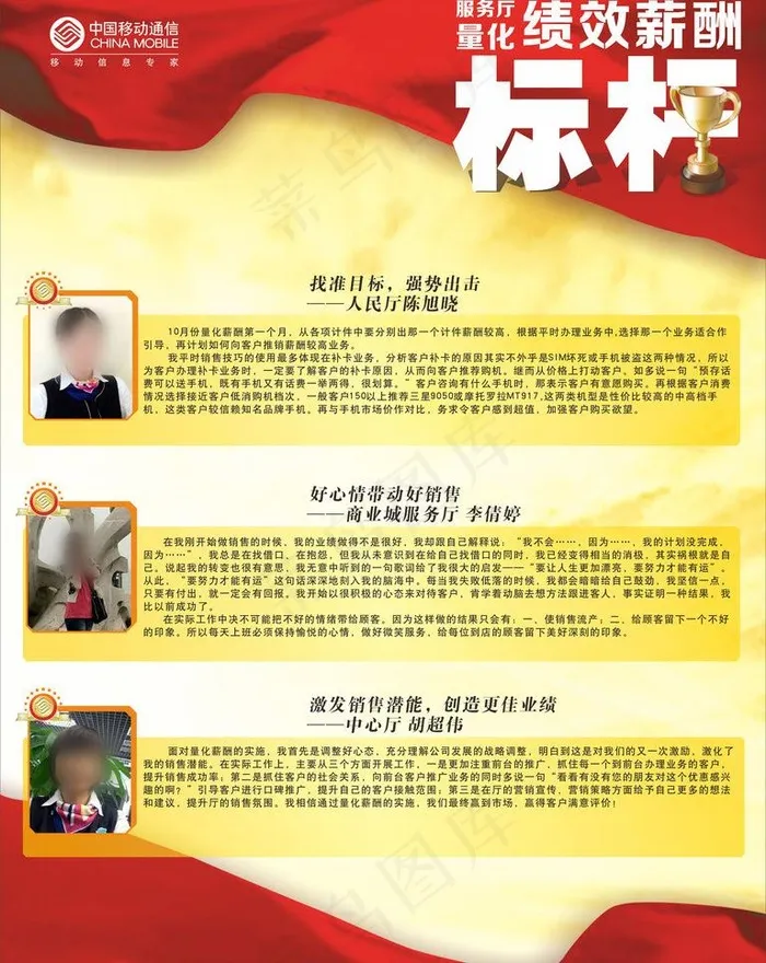 量化绩效薪酬标海报图片cdr矢量模版下载
