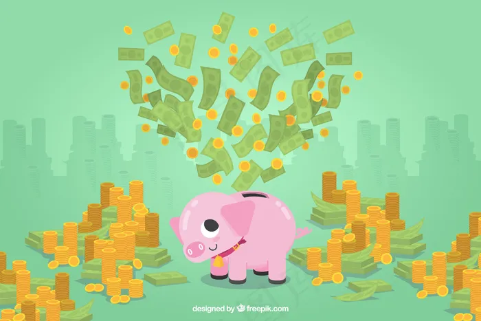绿色背景矢量图
