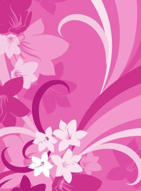 精美时尚植物花纹背景矢量素材052