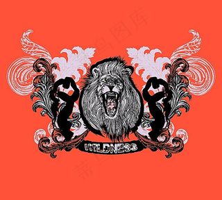 矢量狮子标志设计