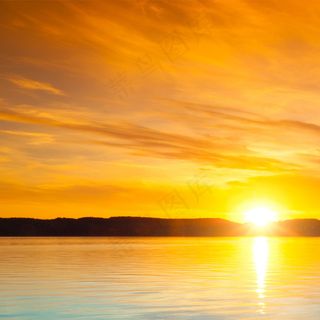 淘宝天猫唯美天空晚霞风景主图背景