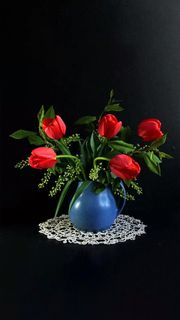 花瓶与花高清摄影图片