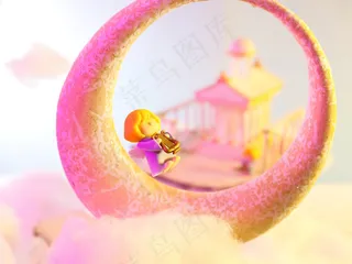 可爱天使桌面壁纸