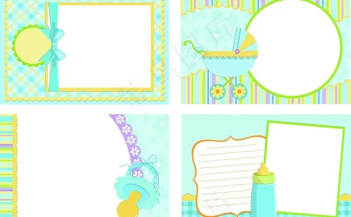 相框矢量图图片eps,ai矢量模版下载