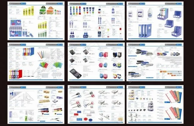 文具画册图片(5031X3437(DPI:300))psd模版下载