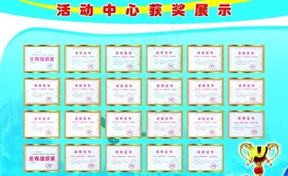 活动中心获奖展示