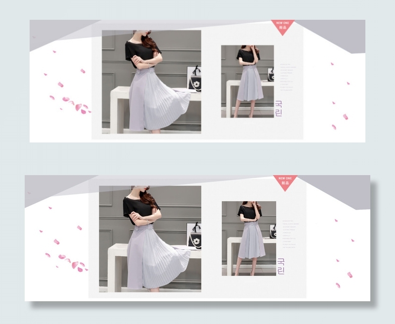 简约韩范优雅模板