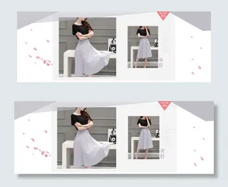 简约韩范优雅模板