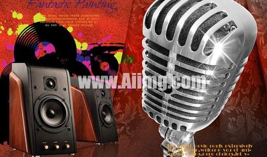 麦霸音乐会所广告PSD素材