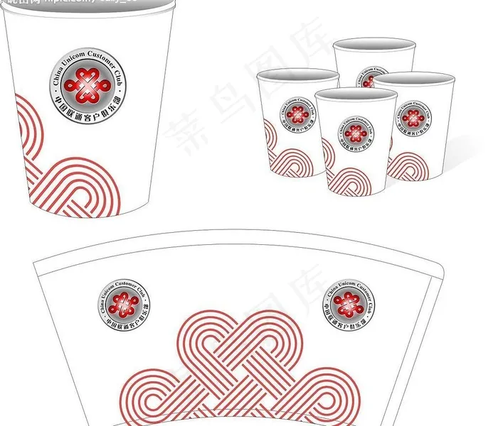 纸杯图片cdr矢量模版下载