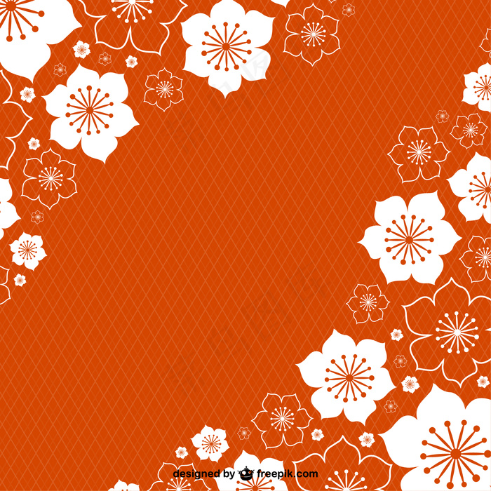 花的春天的背景