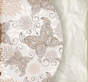 欧式花纹 蝴蝶 怀旧纸张图片