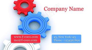 行业名片设计 名片源文件下载图片