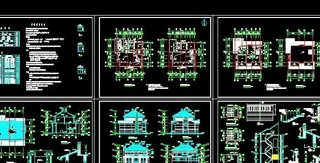 两层半带车库别墅详图 1...