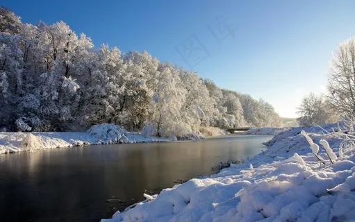 雪花铺地背景 雪花铺地背景