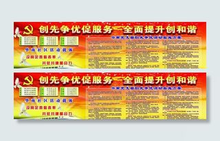 创先争优宣传栏