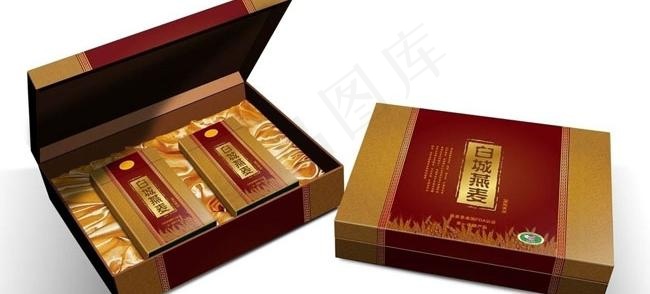 礼品包装盒设计ai矢量模版下载