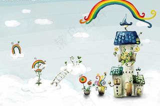 {夏之爽}《背景素材.儿童模板.夏...