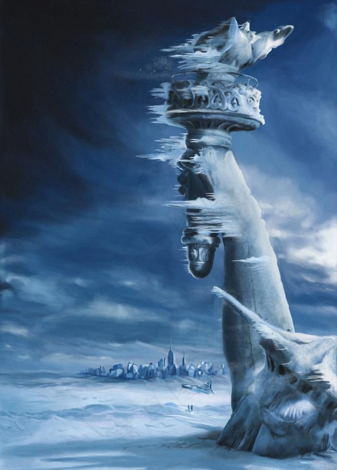 冰雪魔幻背景图片