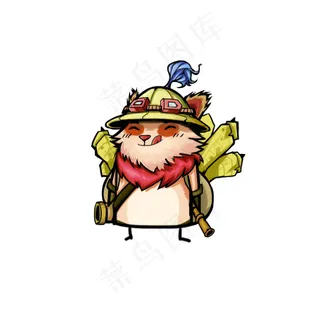 位图 插画 LOL Q版手绘 拟人...