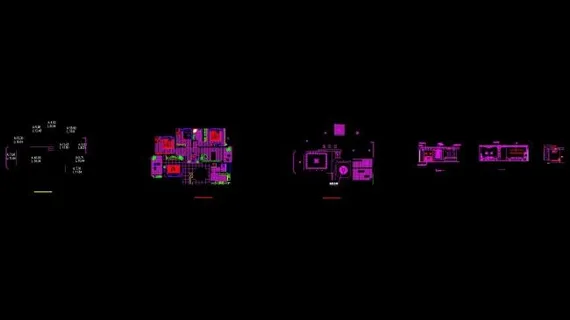 现代简约家装平面图 现代简约家装平面图